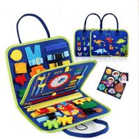 Montessori Multi-functional Activity Busy Book - Blue