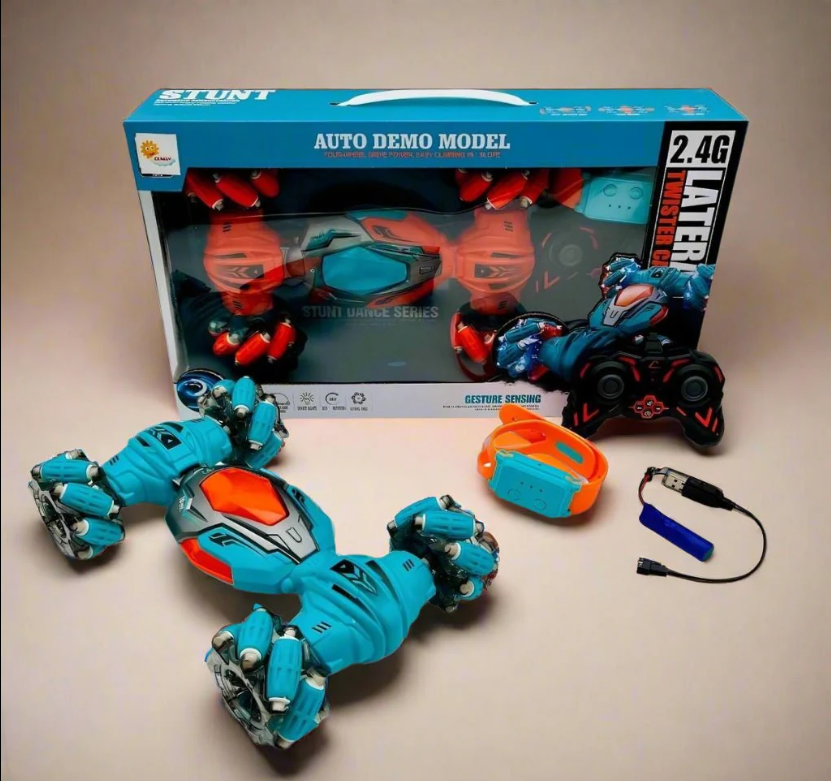 2.4G Remote & Watch Control Lateral Twist Stunt Car
