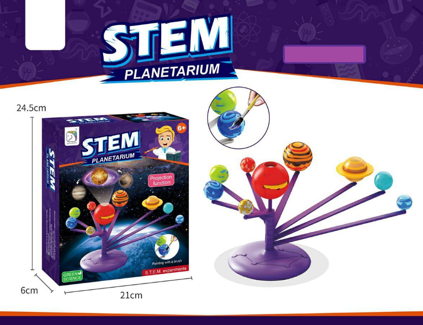 DIY Solar System Model Kit With Projection Function