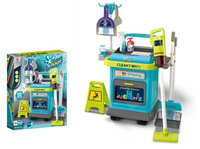 40Pcs Kids Cleaning Trolley Set