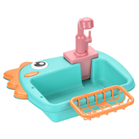 Kids Pretend Dinosaur Pumping Water Kitchen Sink