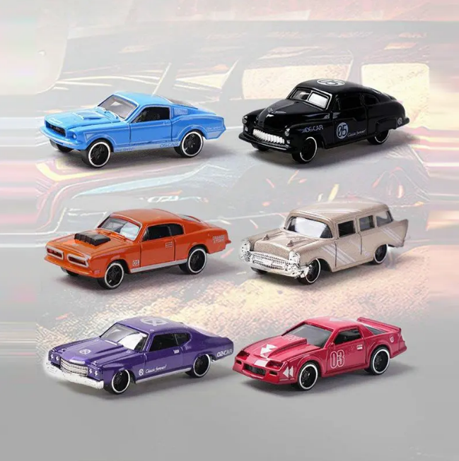 1:64 Diecast Fast Wheels Racing Cars Set - 5Pcs