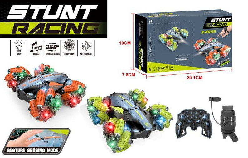 2.4G Remote & Gesture Controlled Stunt Car