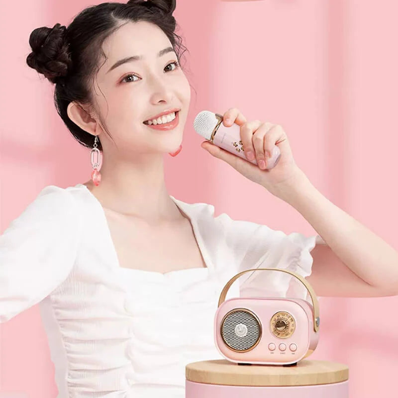 C20 Plus Wireless Karaoke Bluetooth Speaker With Microphone