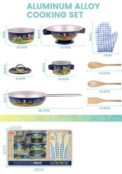 Stainless Steel Colorful Cookware Kitchen Set