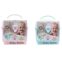 10Pcs Premium Baby Animal Rattles & Teether Set
