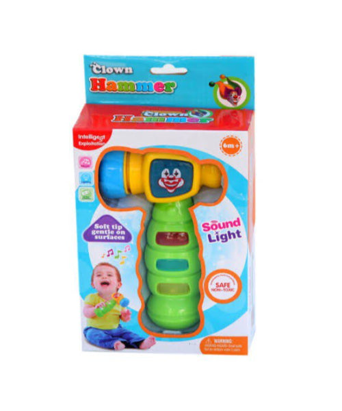 Musical Clown Hammer With Lights