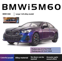 1:24 Diecast BMW THE i5 M60 Model Car
