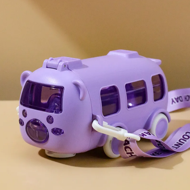 500ml Premium Cute Bus Design Kids Water Bottle