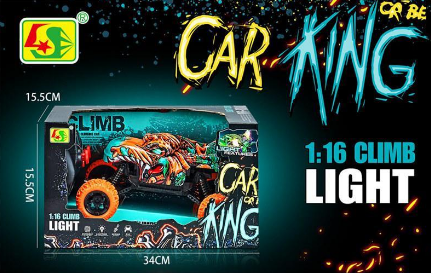 1:16 Remote Control Off-Road Climbing Car With Lights