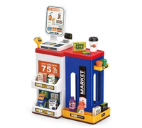 47Pcs Pretend Play Cash Register Super Market Toy
