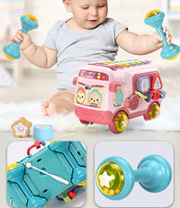 Sobebear Baby Musical Xylophone & Puzzle Bus