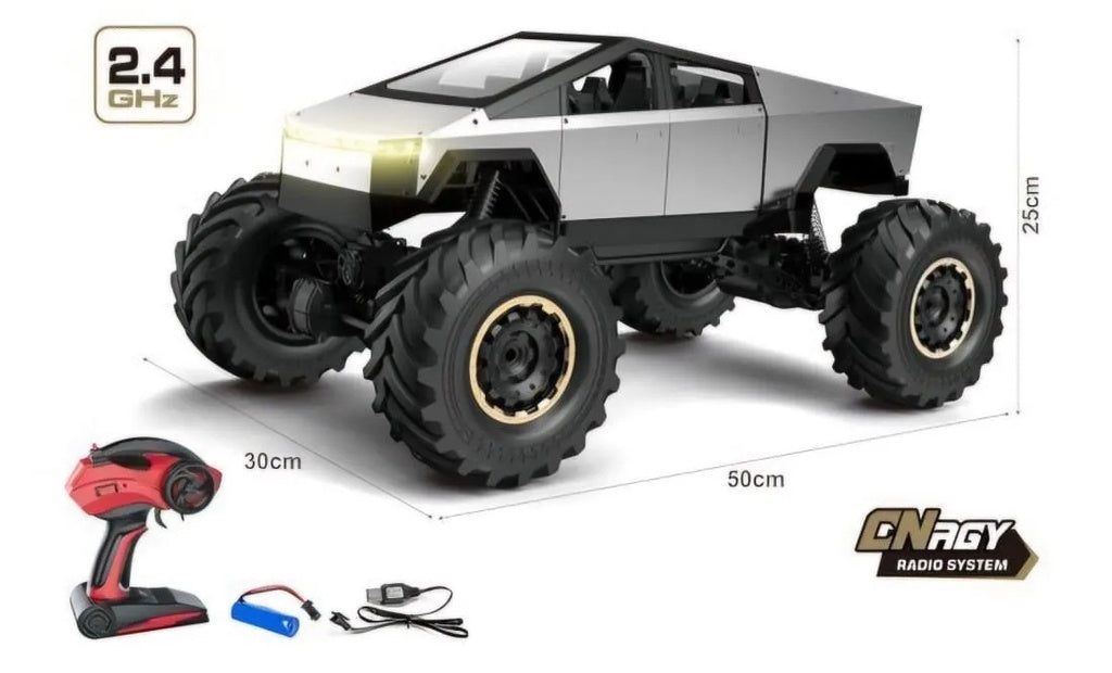 1:8 RC Alloy Tesla Pickup Rock Crawler Truck