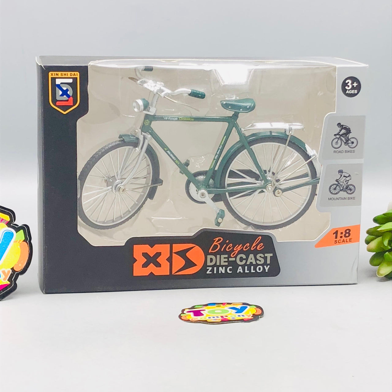1:8 Diecast Classic Bicycle Model