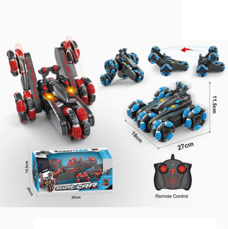 2.4GHz Remote & Gesture Control High Speed Stunt Car With Lights