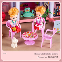 DIY 4 Floors Princess Doll House