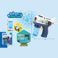 DIY Puzzle Aircraft Bubble Blowing Gun