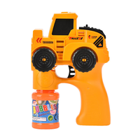 5 Holes Engineering Vehicle Themed Colorful Bubble Gun