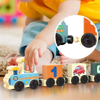16Pcs Kids Fun Digital Number Train