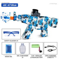 AK47 Gel Blaster Shooting Elite Gun