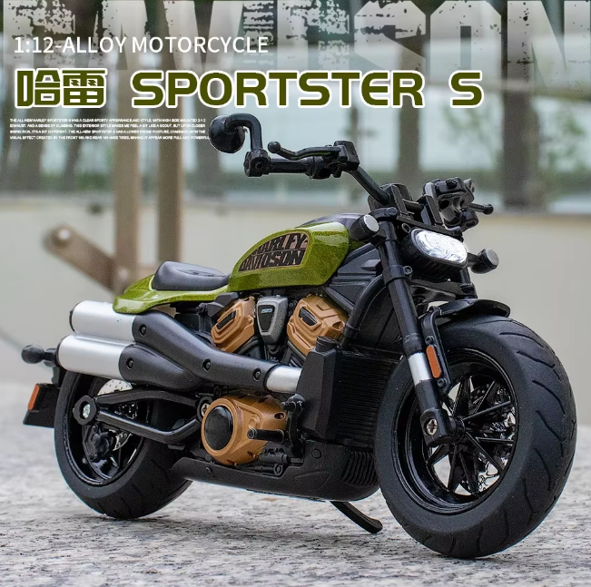 1:12 Diecast Harley Davidson Sportster Model Bike