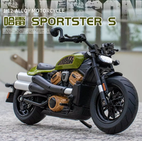 Thumbnail for 7* Inches Diecast Harley Davidson Sportster Model Bike