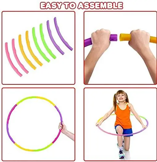 8 Section DIY Children's Hula Hoop Exercise Ring