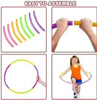 8 Section DIY Children's Hula Hoop Exercise Ring