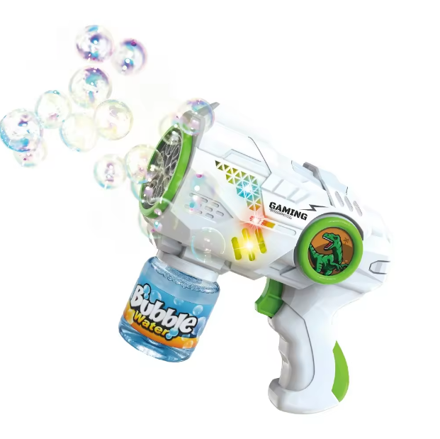 Dinosaur Battery Powered Bubble Gun With Lights