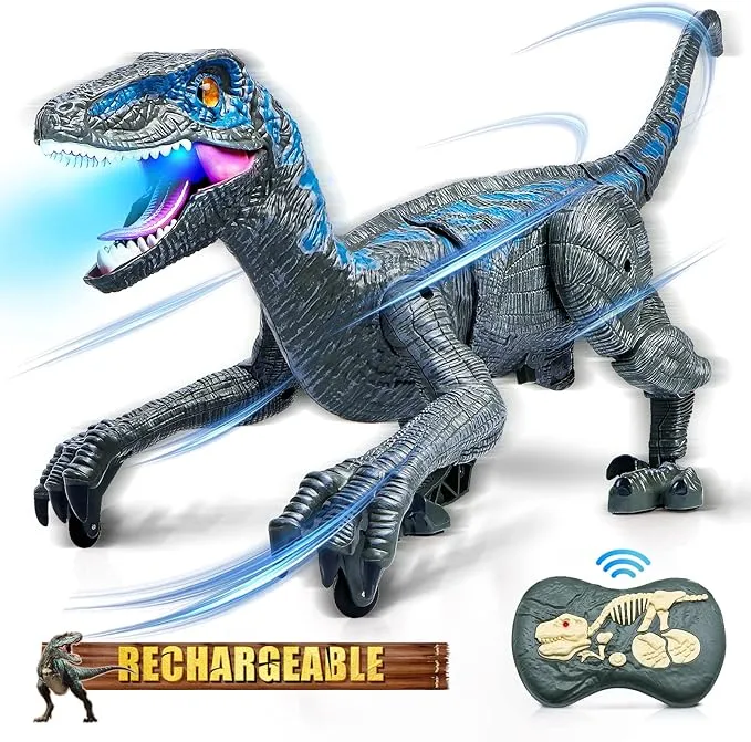 2.4G RC Crawling Dinosaur With Light & Sound