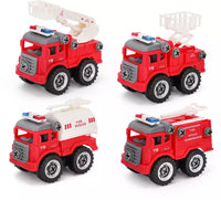 Thumbnail for DIY 4Pcs Fire Rescue Screw Vehicle