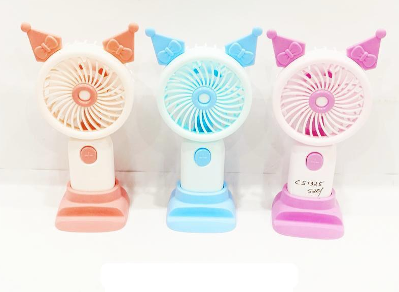Bow Ears Rechargeable Mini Handheld & Desktop Fan