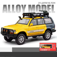 1:24 Diecast Land Cruiser LC80 Model Car