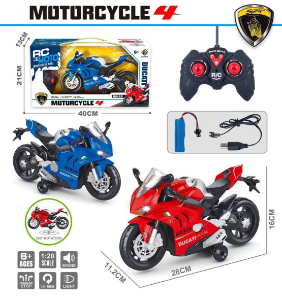 1:20 RC Ducati Corse Model Bike