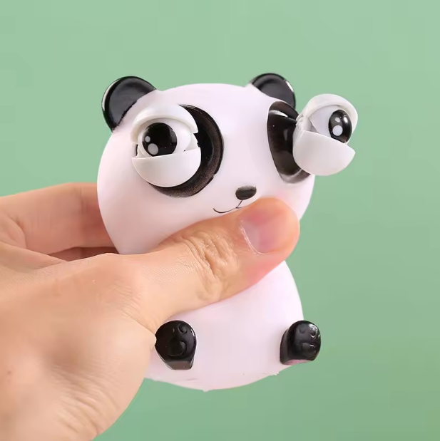 1Pc Squishy Animal Popping Eyes Toy - Assortment