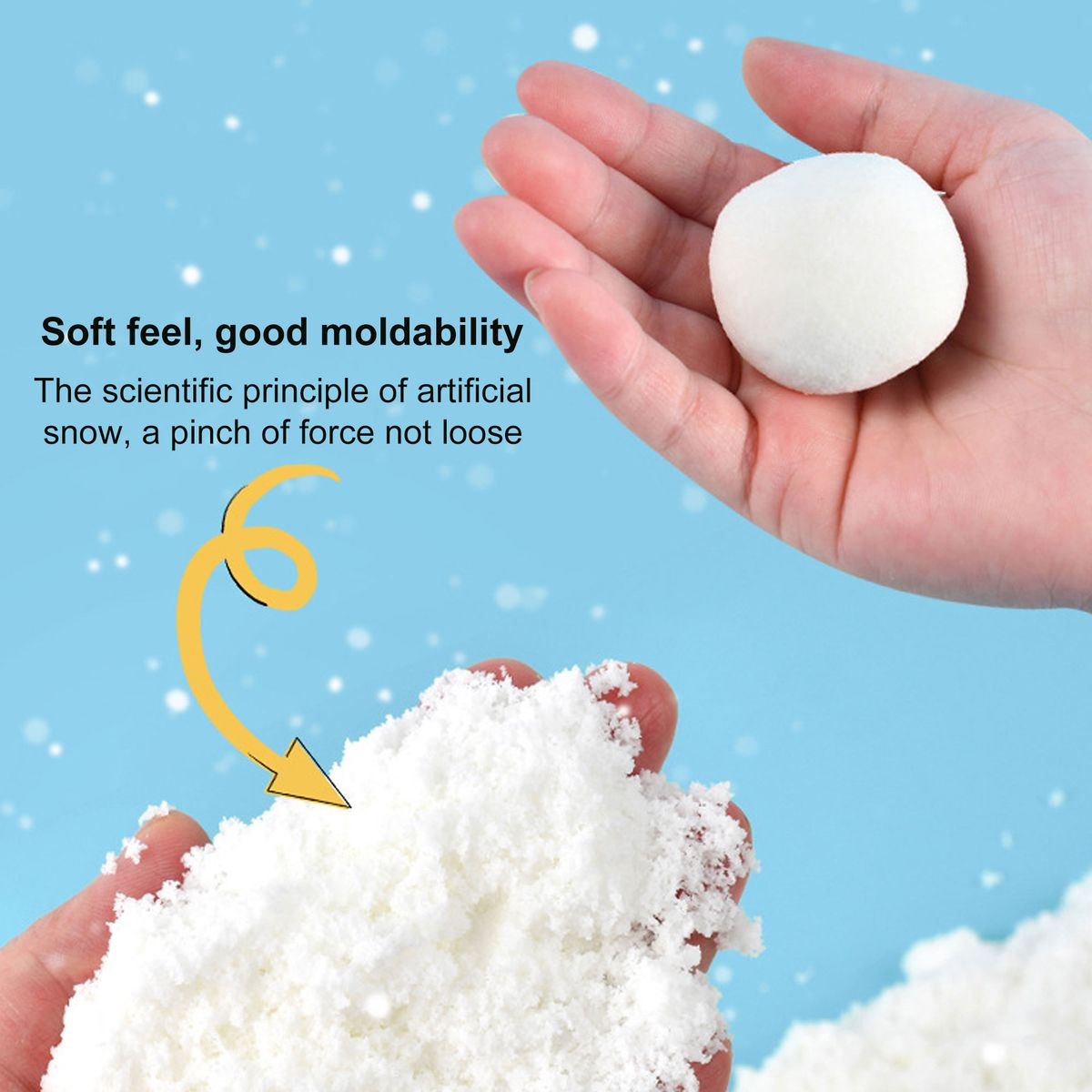 10Pcs DIY Kids Artificial Snow Castle Set