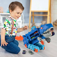 2in1 Foldable Dinosaur Truck - 2Pcs Cars
