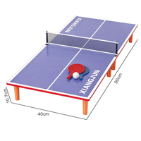 Kids Portable Wooden Table Tennis Game Set