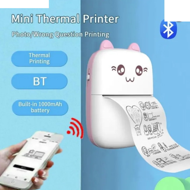 Mini Portable Bluetooth Connectivity Thermal Printer