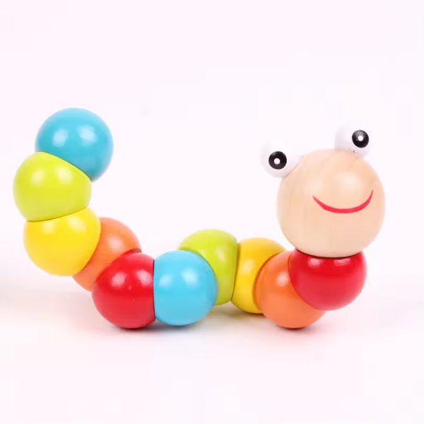 Wooden Insect Caterpillar Toy