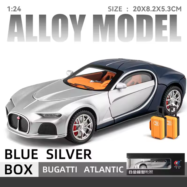 1:24 Diecast Bugatti Atlantic Model Car