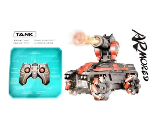 2.4G RC 4x4 Armored Tank With Smoke