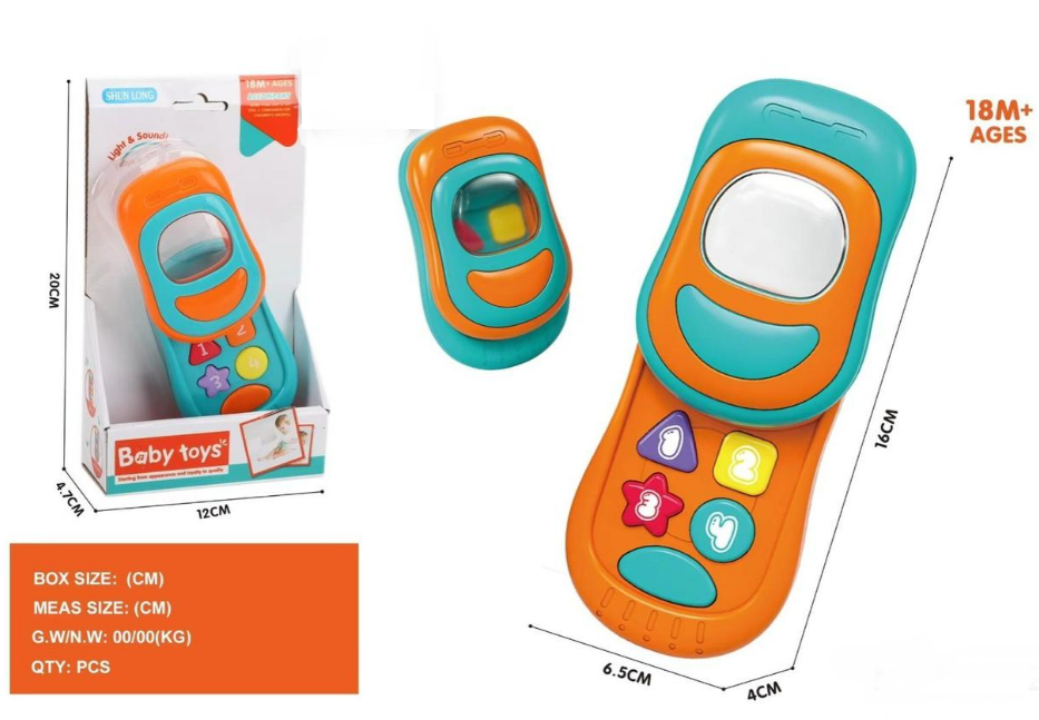 Baby Slide Phone Toy With Light & Sound