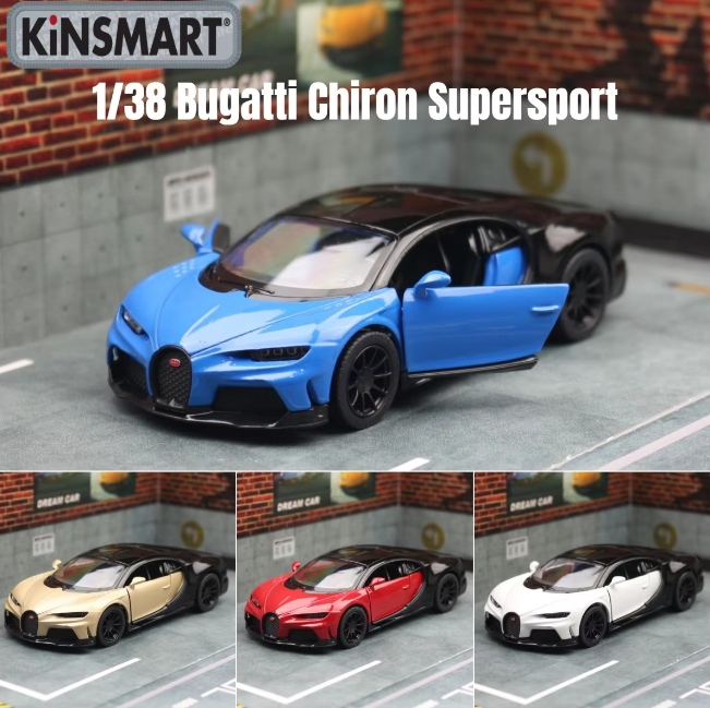 1:38 Kinsmart Bugatti Chiron Supersport Model