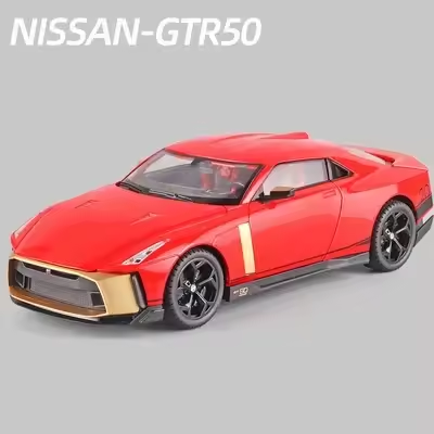 1:18 Diecast Nissan GTR50 Model Car With Smoke