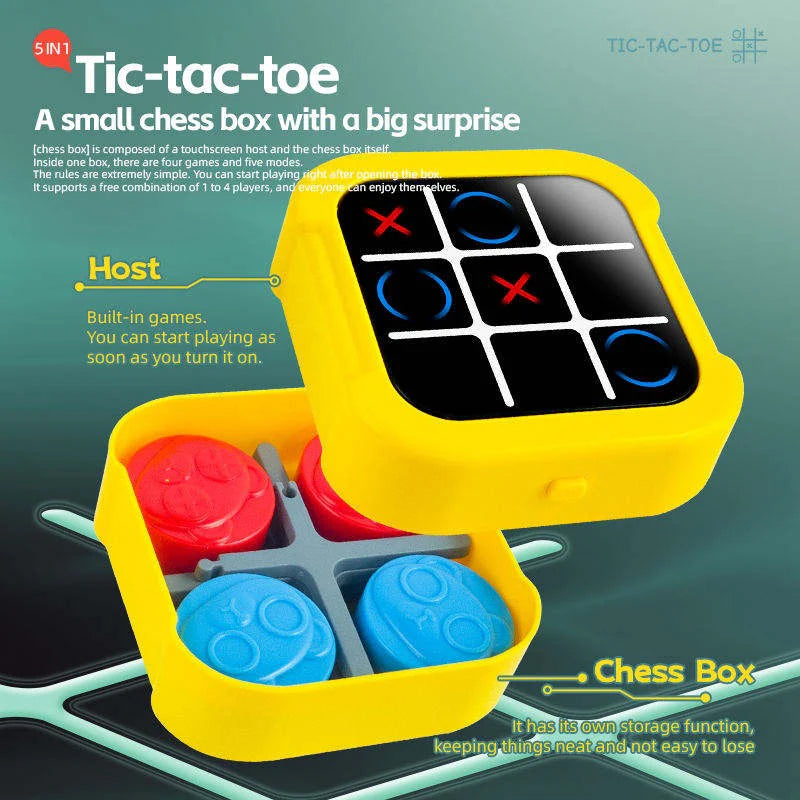 5in1 Mode Digital Tic-Tac-Toe Game