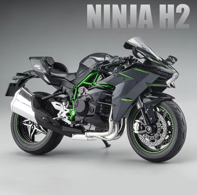 1:9 Diecast Kawasaki Ninja H2R Model Bike