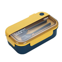 1100ml Premium Plastic Lunch Box With Spoon & Fork