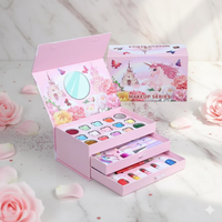 31Pcs Realistic Castle Unicorn Makeup Briefcase