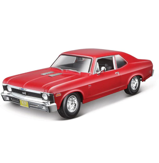 Maisto 1:18 Diecast 1970 Chevrolet Nova Ss Coupe - Red